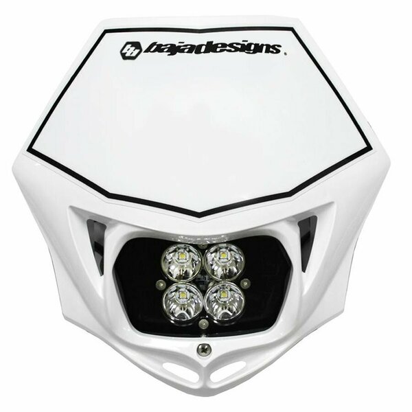 Baja Designs Motorcycle Headlight LED Race Light White Squadron Pro 497001WT